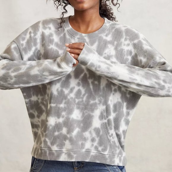 Anthropologie Tops - Anthropologie Tomasa Thermal Tie-Dye Pullover Top